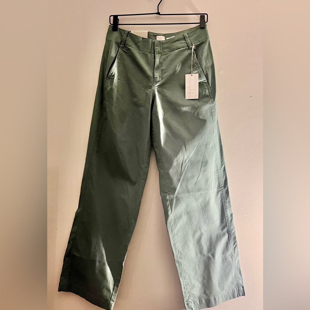 High rise straight hip and thigh stretch jeans